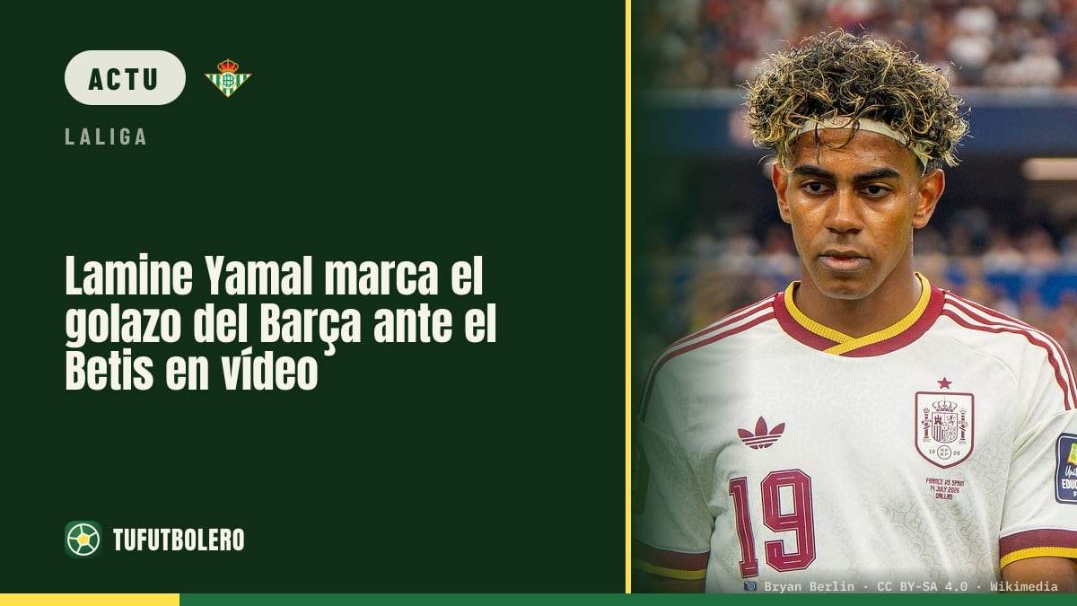 Lamine Yamal ouvre le score avec un bijou contre le Betis (vidéo)