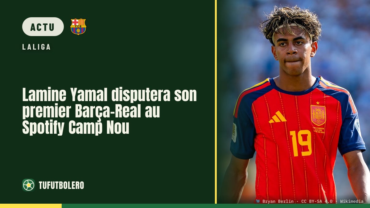 Lamine Yamal disputera son premier Barça-Real au Spotify Camp Nou
