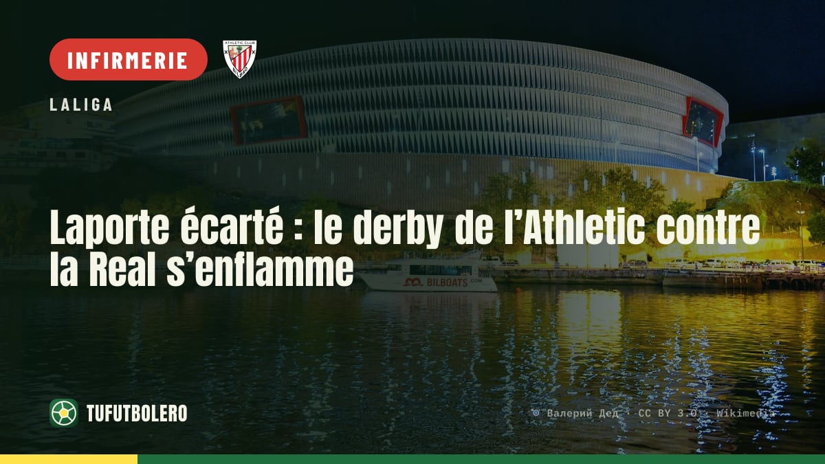 Laporte écarté : le derby de l’Athletic contre la Real s’enflamme