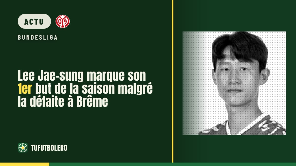 Lee Jae-sung marque son 1er but de la saison malgré la défaite à Brême