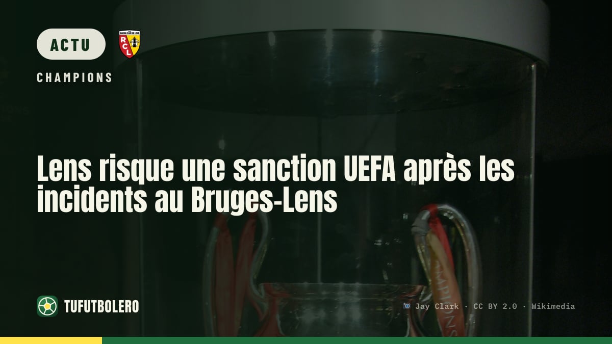 Lens risque une sanction UEFA après les incidents au Bruges-Lens