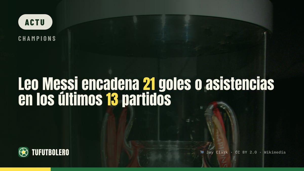 Leo Messi totalise 21 buts ou passes sur ses 13 derniers matchs
