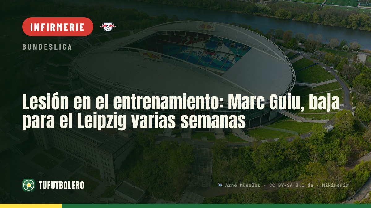 Blessure à l’entraînement : Marc Guiu absent plusieurs semaines avec Leipzig