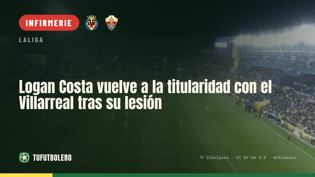 Logan Costa retrouve le onze avec le Villarreal après sa blessure