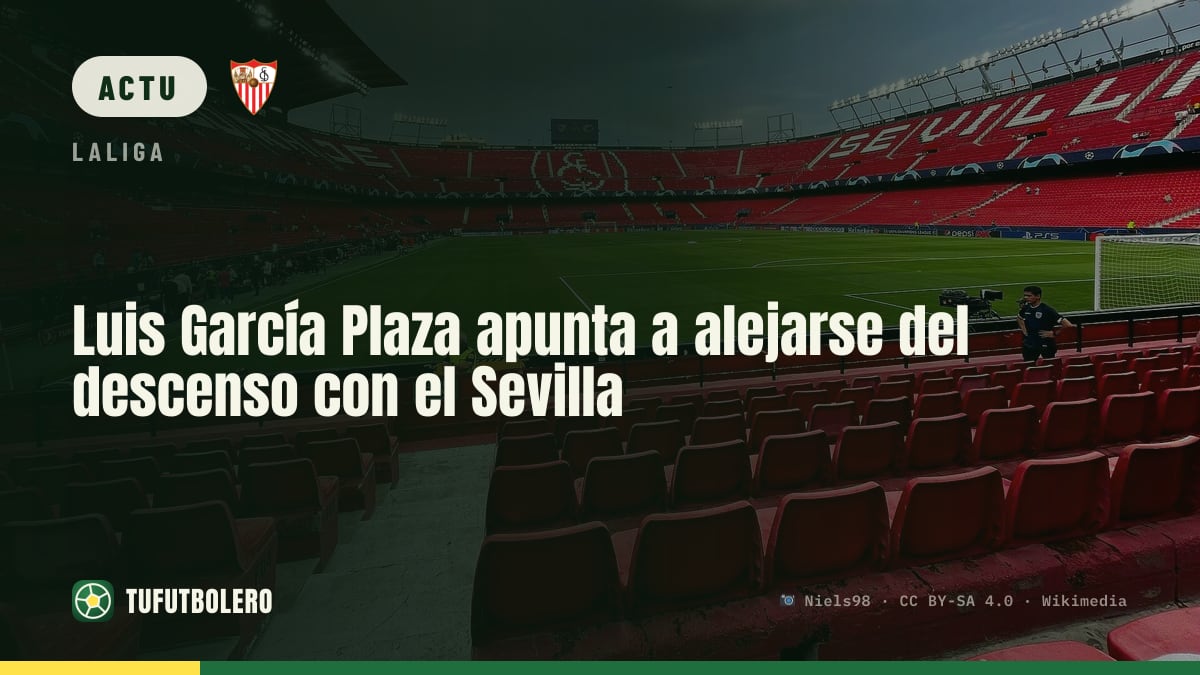 Luis García Plaza veut éloigner le Séville de la zone rouge