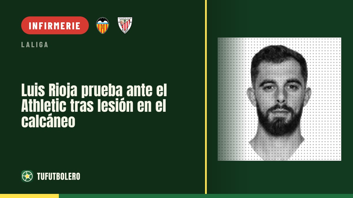 Luis Rioja vise l’Athletic après une blessure au talon