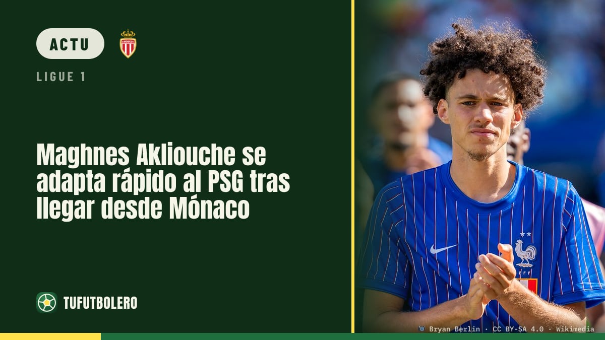 Maghnes Akliouche s’adapte vite au PSG après son arrivée depuis Monaco