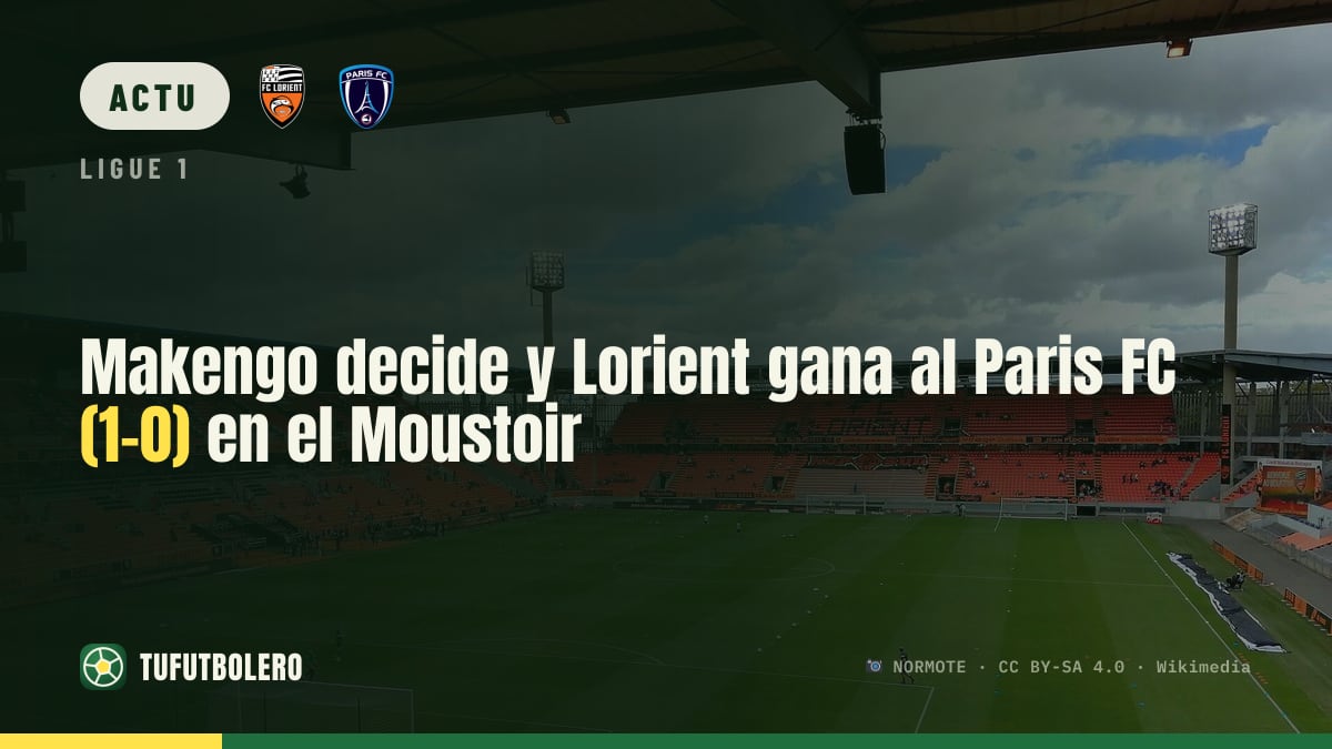 Makengo éclaire Lorient : victoire 1-0 contre le Paris FC