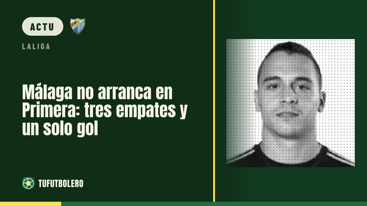 Málaga cale pour sa remontée: trois points après sept journées