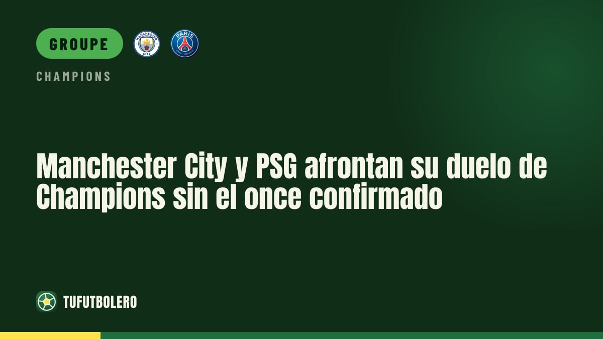Manchester City et PSG en C1 : match en direct, compos non affichées