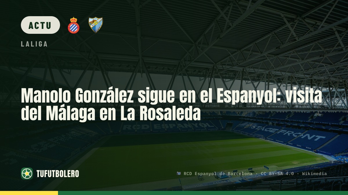 Manolo González maintenu à l’Espanyol avant le Málaga à La Rosaleda