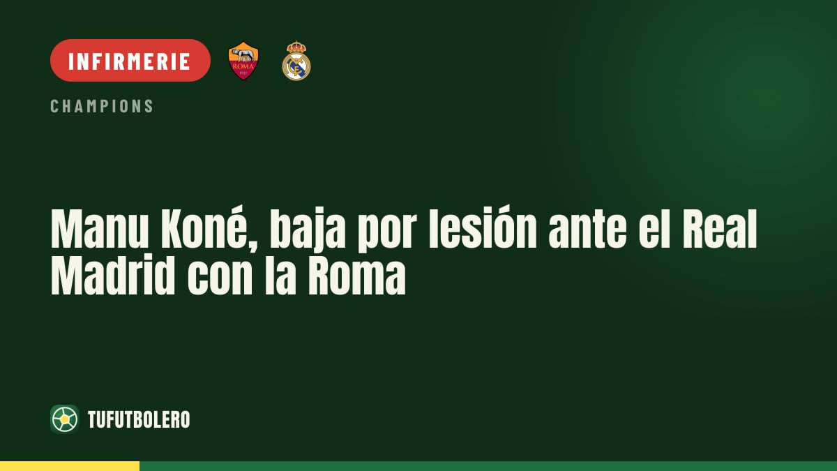 Manu Koné sort blessé après 15 minutes contre le Real Madrid
