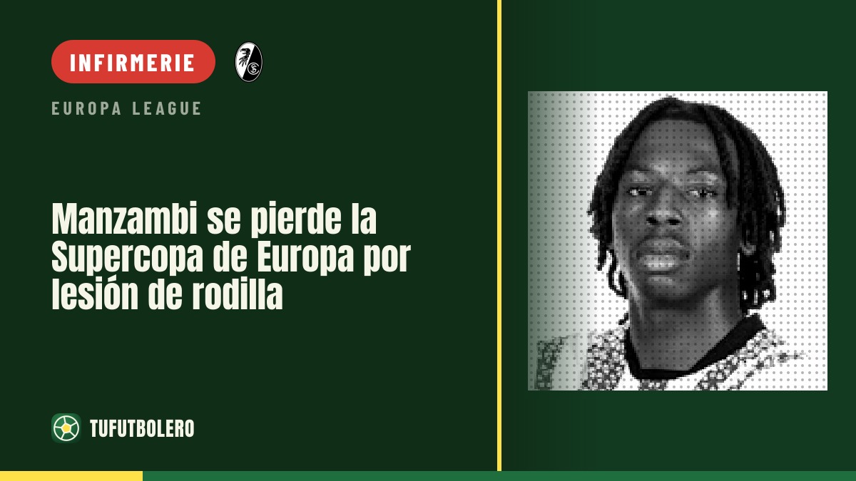Manzambi indisponible pour la Supercoupe d'Europe face au PSG