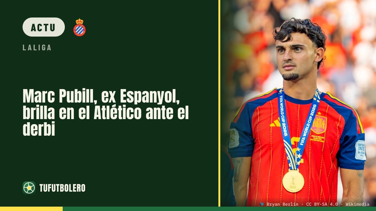 Marc Pubill, ancien de l’Espanyol, brille avec l’Atlético face à son club