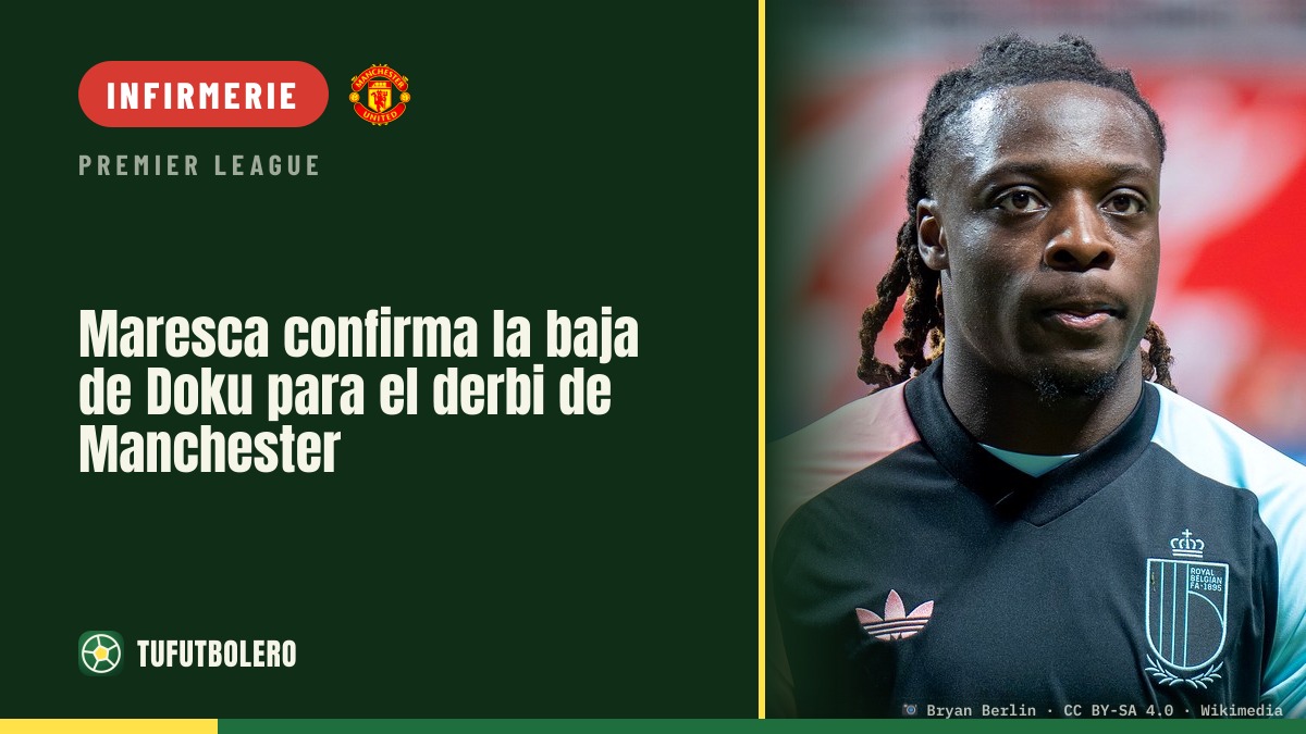 Maresca confirme l’absence de Doku pour le derby de Manchester