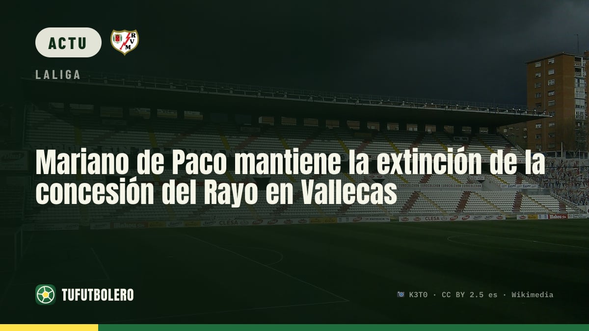 Mariano de Paco maintient la procédure pour la concession du Rayo à Vallecas