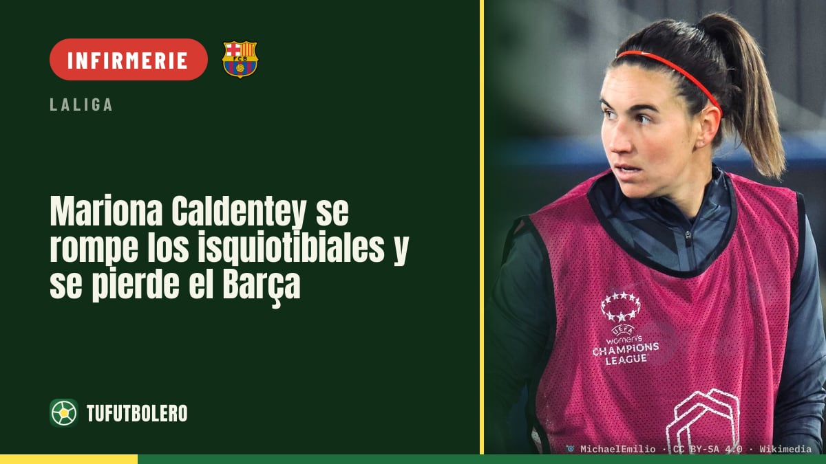 Mariona Caldentey se blesse aux ischios et rate le Barça