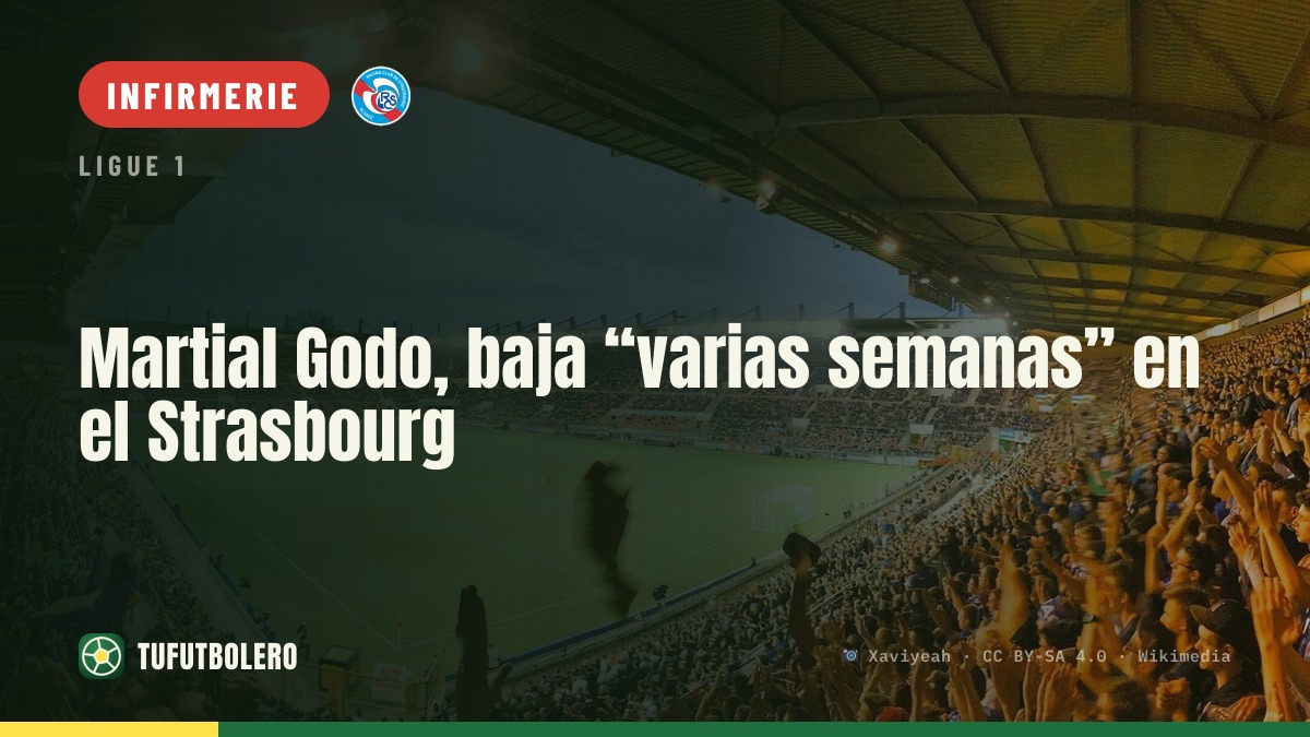 Martial Godo encore absent plusieurs semaines avec Strasbourg