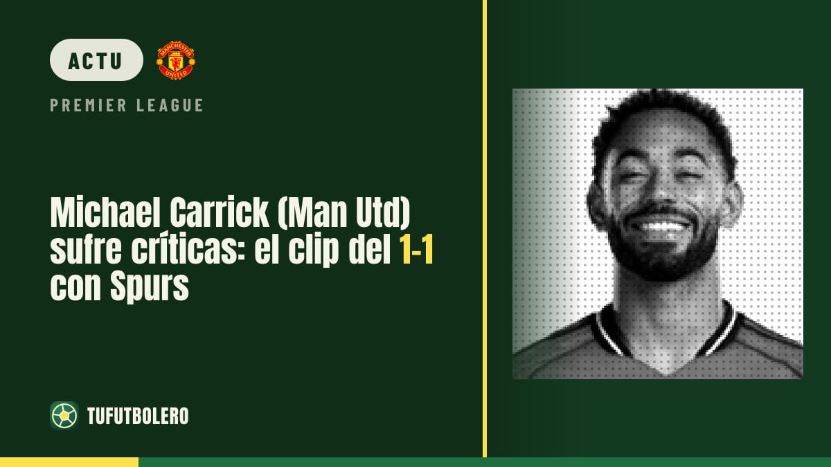 Michael Carrick (Man Utd) ciblé: le clip du 1-1 face aux Spurs