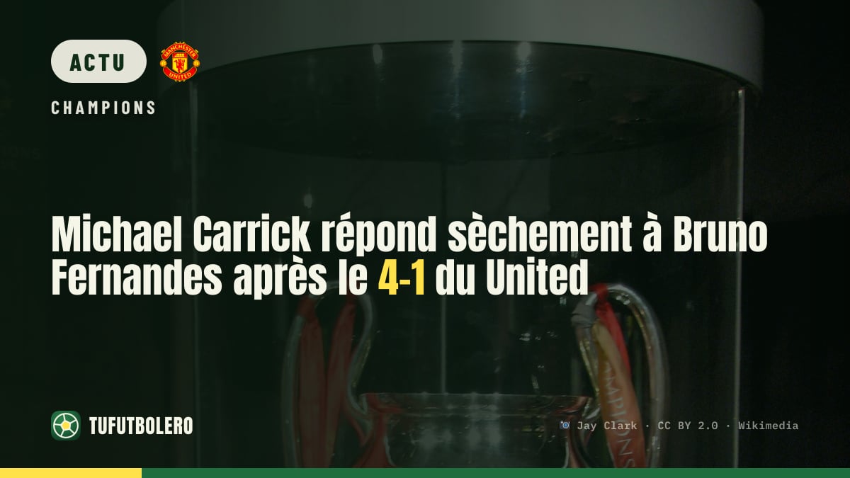 Michael Carrick répond sèchement à Bruno Fernandes après le 4-1 du United