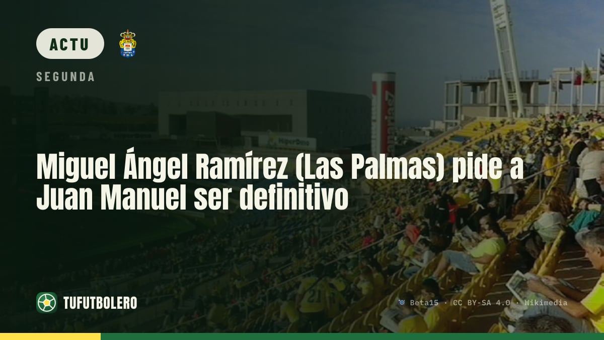 Miguel Ángel Ramírez (Las Palmas) veut que Juan Manuel s’installe