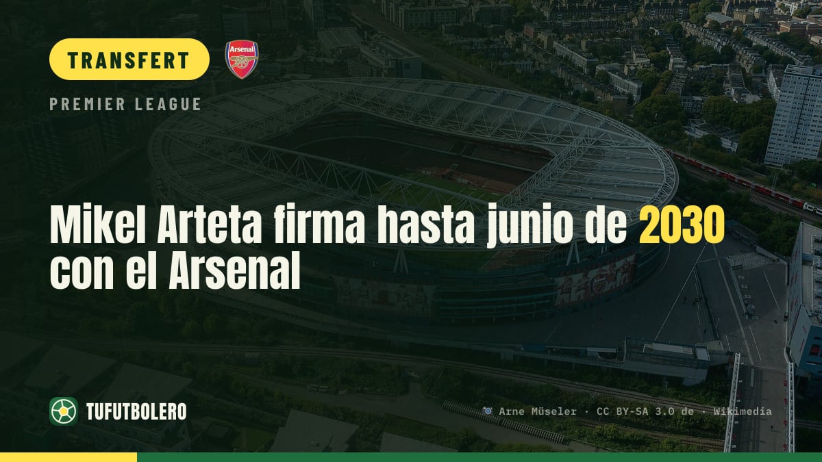 Mikel Arteta prolonge avec Arsenal jusqu’en juin 2030