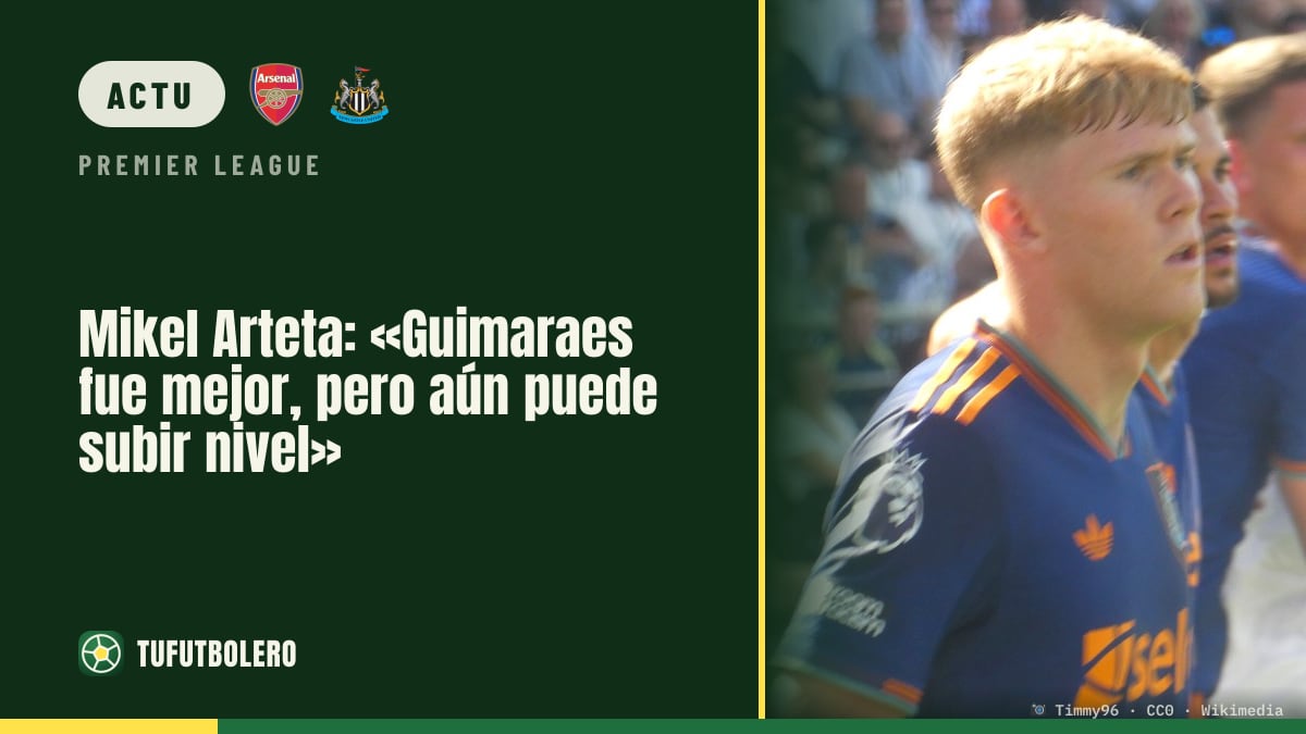 Arteta : « Guimaraes a été meilleur, mais il peut encore faire beaucoup mieux »