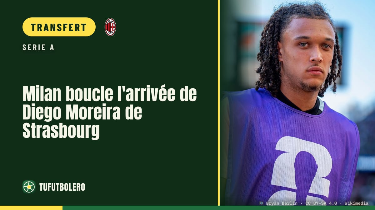 Milan boucle l'arrivée de Diego Moreira de Strasbourg