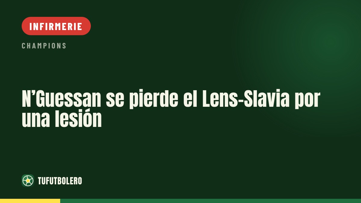 N’Guessan ne rejouera pas le Lens : blessure au mollet