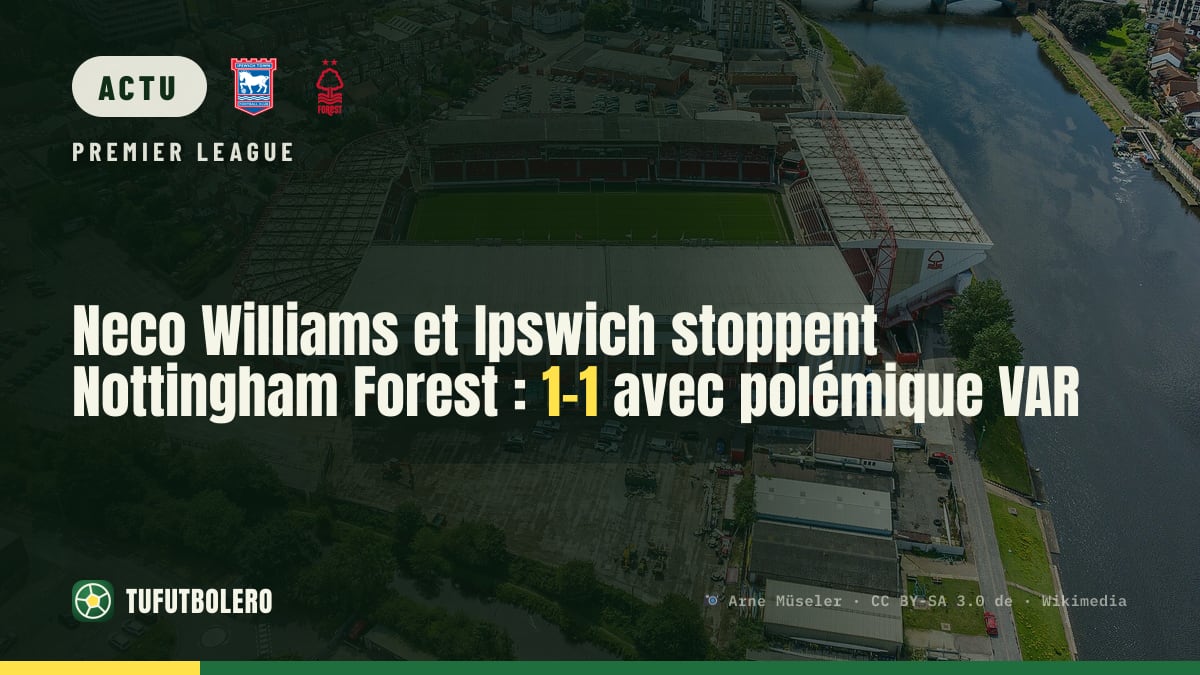 Neco Williams et Ipswich stoppent Nottingham Forest : 1-1 avec polémique VAR