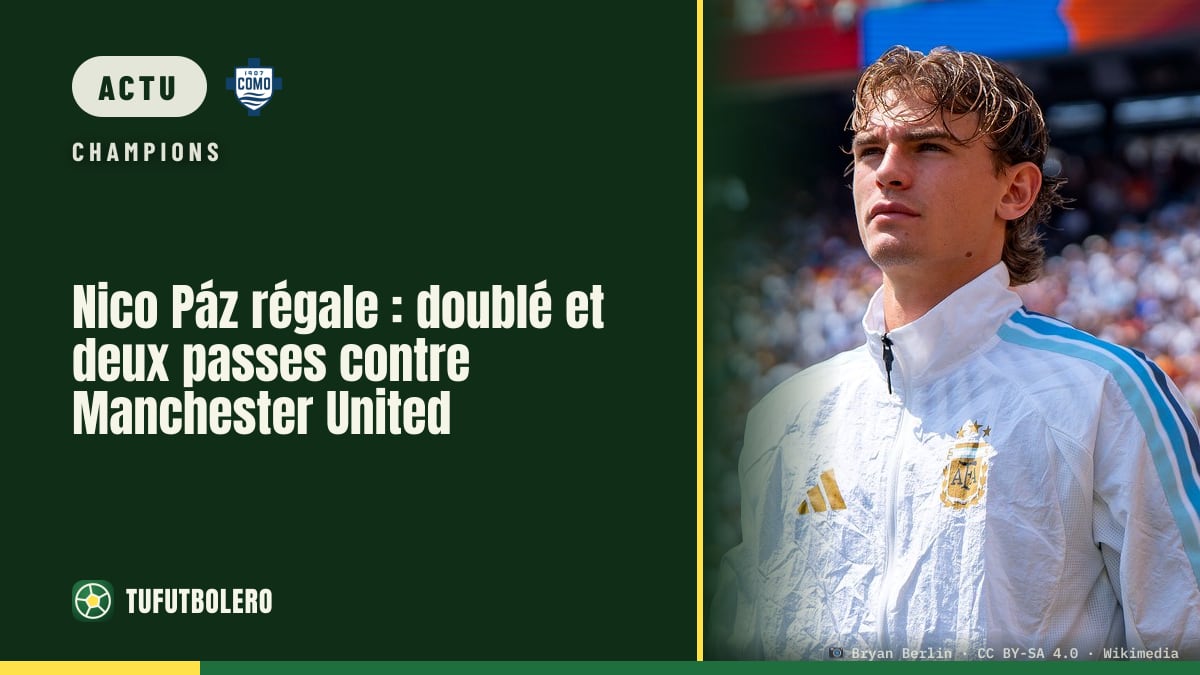 Nico Páz régale : doublé et deux passes contre Manchester United