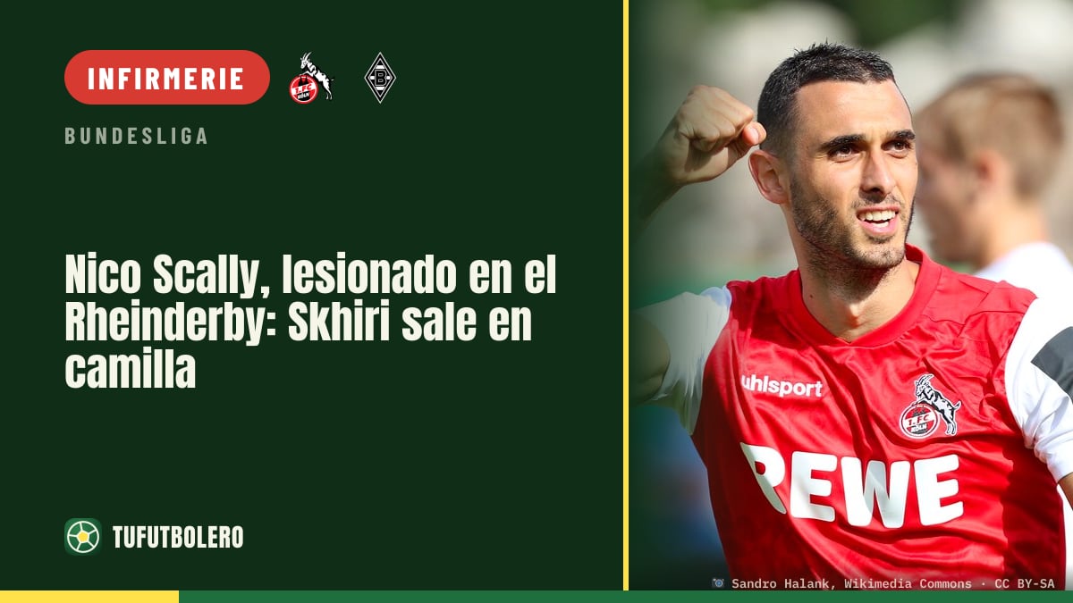 Nico Scally blessé dans le derby rhénan : Skhiri sort sur une civière
