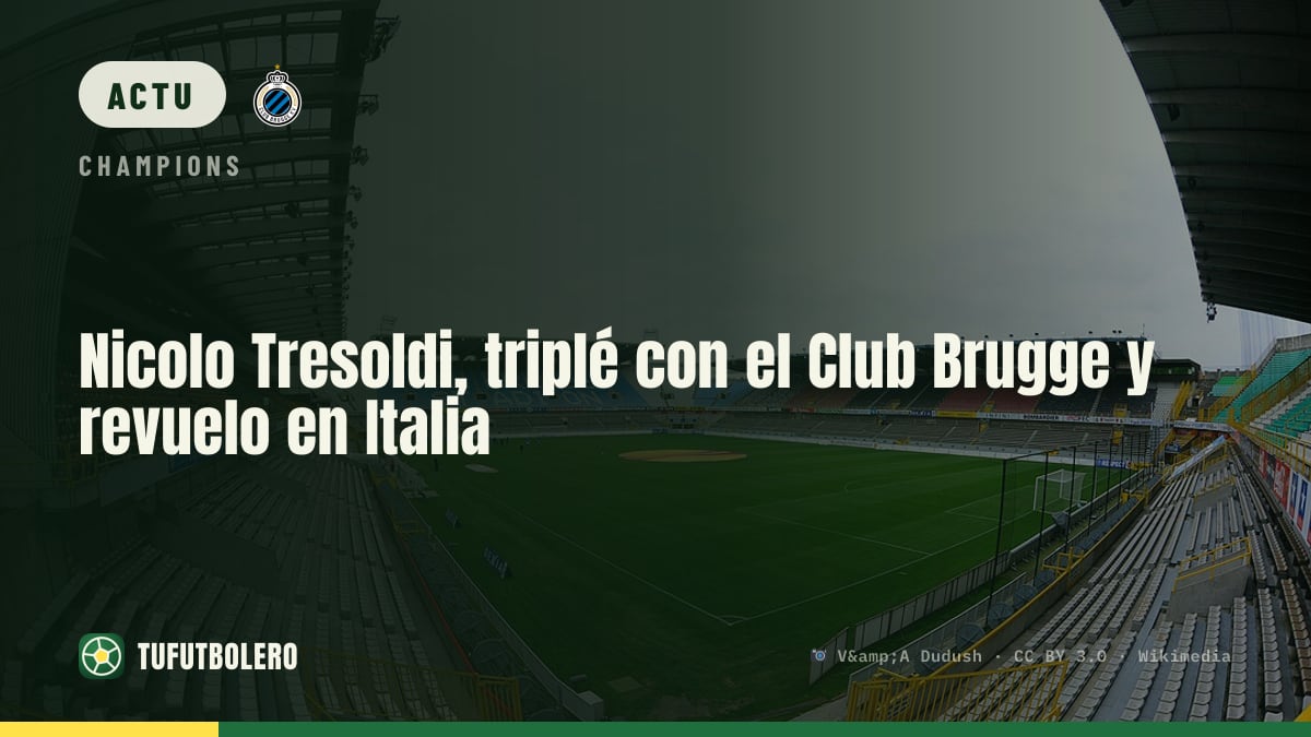 Nicolo Tresoldi claque un triplé avec le Brugge, l’Italie rêve