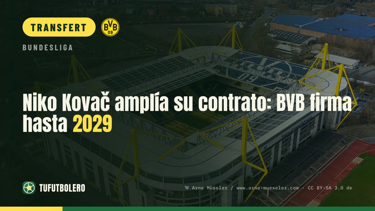 Niko Kovač prolonge au BVB jusqu’en 2029
