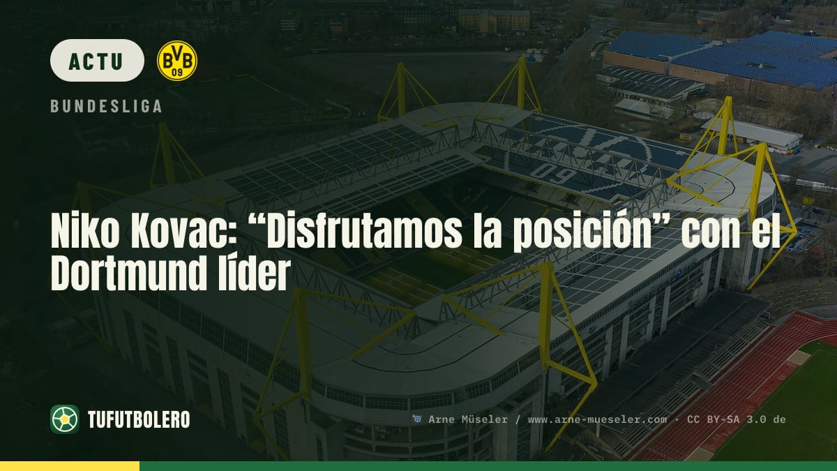 Niko Kovac : “On profite pour l’instant de notre position” avec Dortmund leader