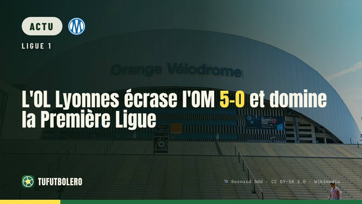 L'OL Lyonnes écrase l'OM 5-0 et domine la Première Ligue