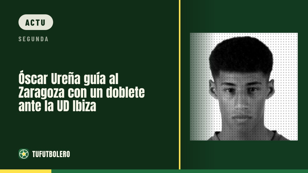 Óscar Ureña porte le Zaragoza avec un doublé contre l’UD Ibiza