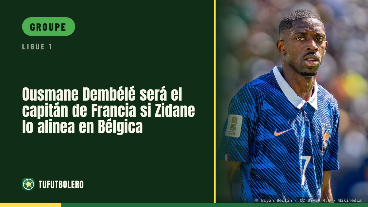 Ousmane Dembélé portera le brassard si Zidane l’aligne contre la Belgique