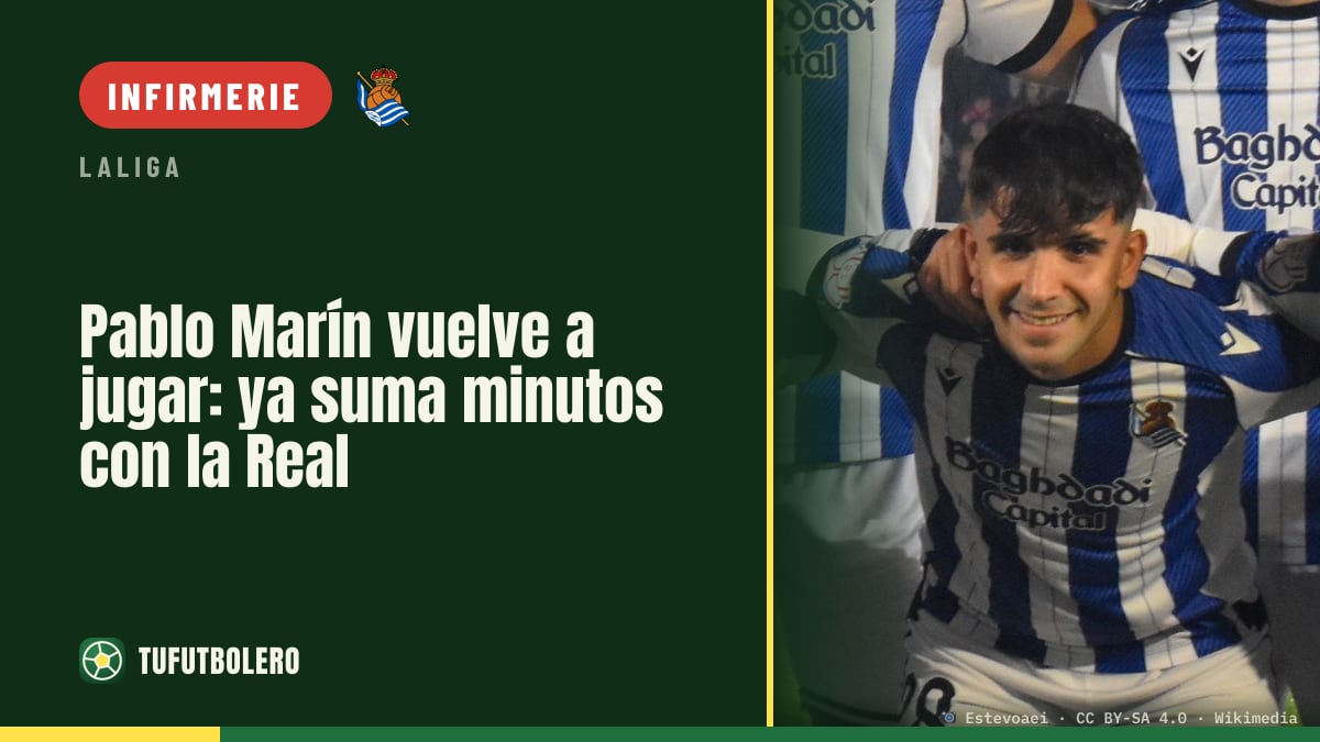 Pablo Marín revient: il a déjà ses premières minutes avec la Real