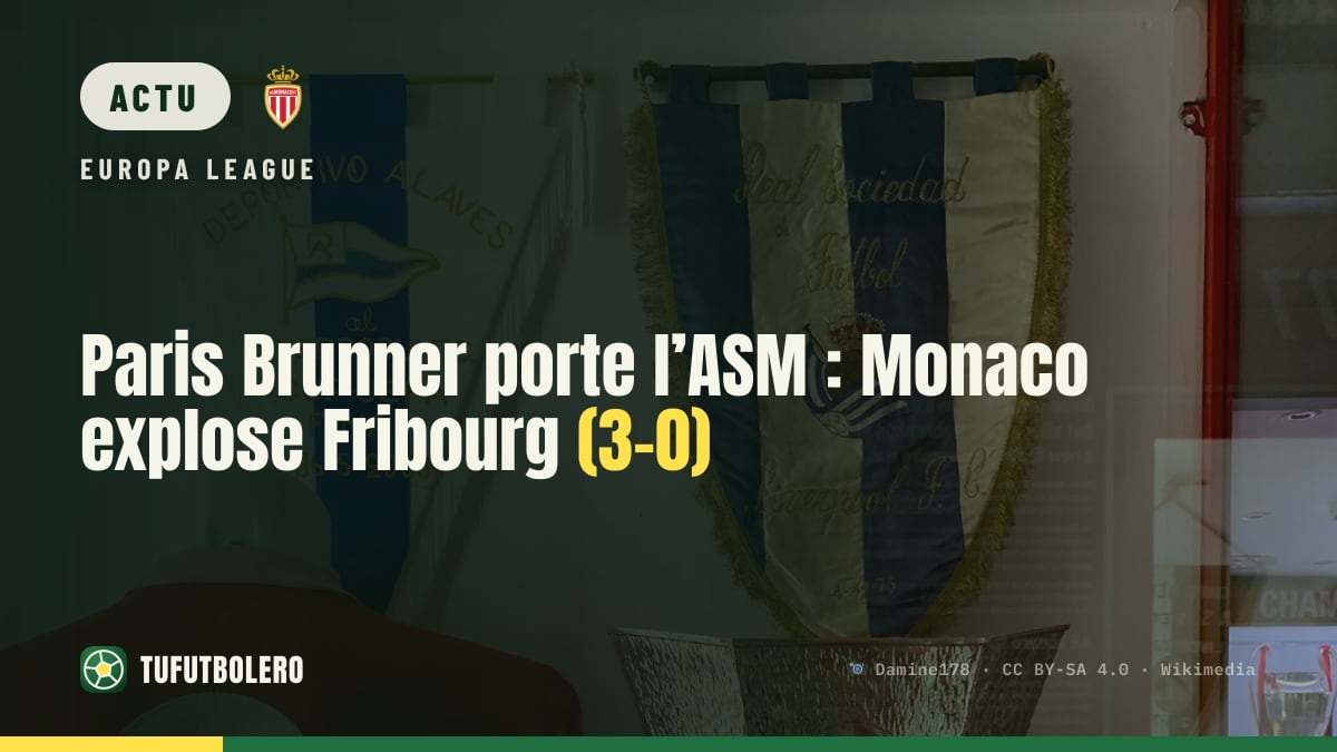 Paris Brunner porte l’ASM : Monaco explose Fribourg (3-0)