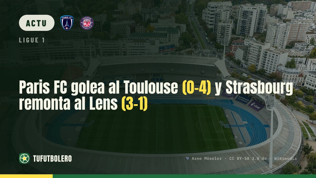 Paris FC fait mal au Toulouse (0-4), Strasbourg renverse le Lens (3-1)