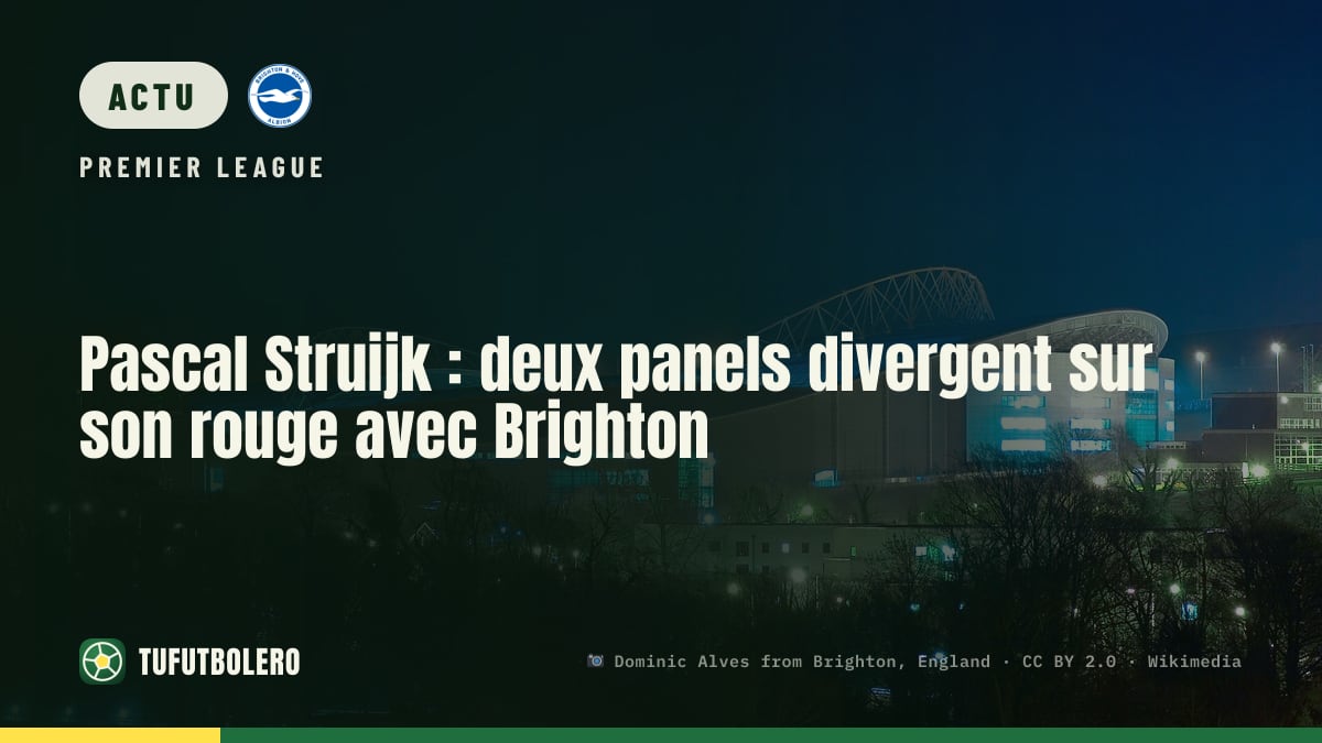 Pascal Struijk : deux panels divergent sur son rouge avec Brighton