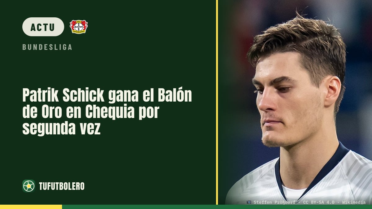 Patrik Schick remporte le Ballon d’Or en Tchéquie pour la deuxième fois