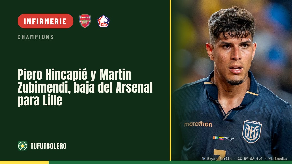 L’Arsenal sans Hincapié ni Zubimendi pour Lille en Ligue des champions