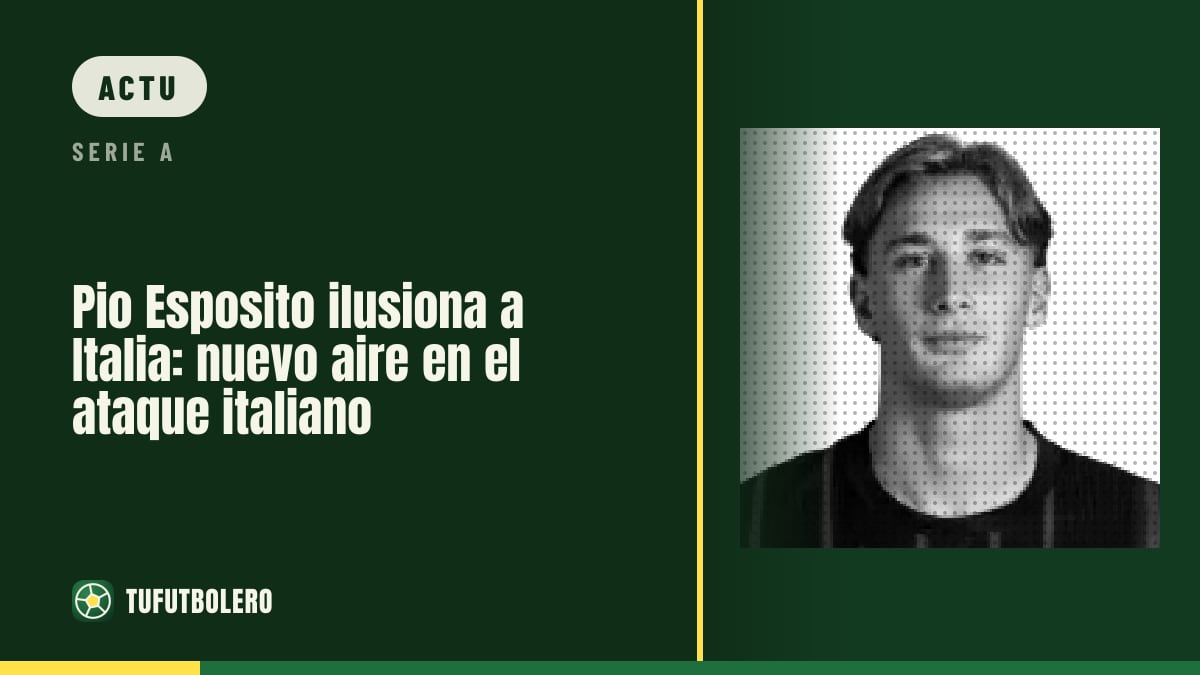 Pio Esposito suscite l’espoir en attaque: du neuf en Italie
