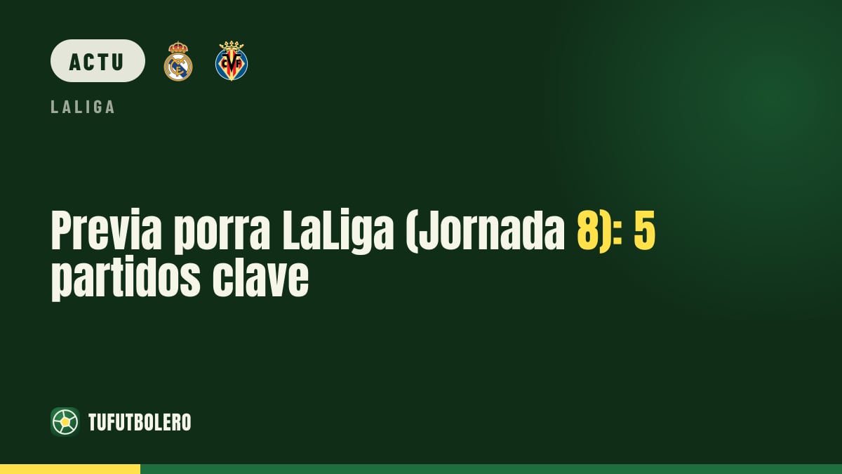 Prono LaLiga (Journée 8) : 5 matchs à suivre