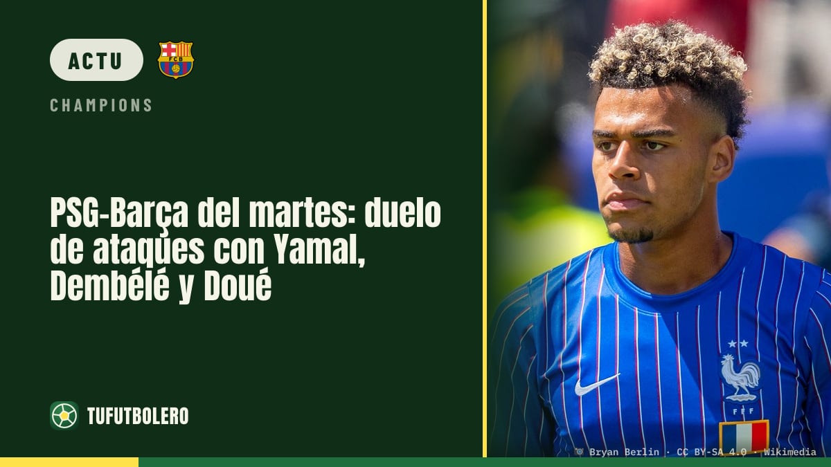 PSG-Barça mardi au Parc des Princes : duel d’attaques avec Yamal et Dembélé