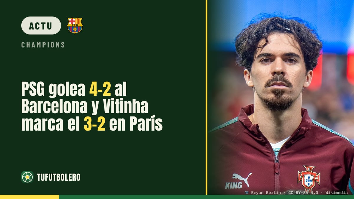 Le PSG s’impose 4-2 contre le Barça: Vitinha fait la différence à Paris