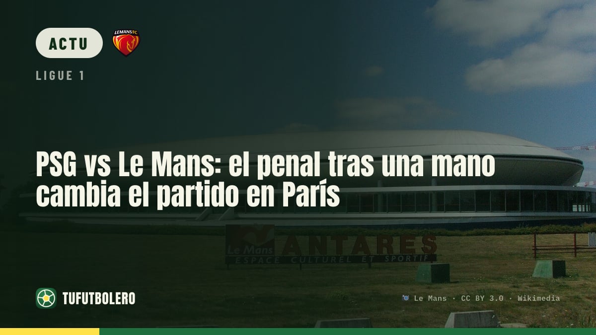 PSG-Le Mans : un pénalty pour une main renverse le match au Parc des Princes
