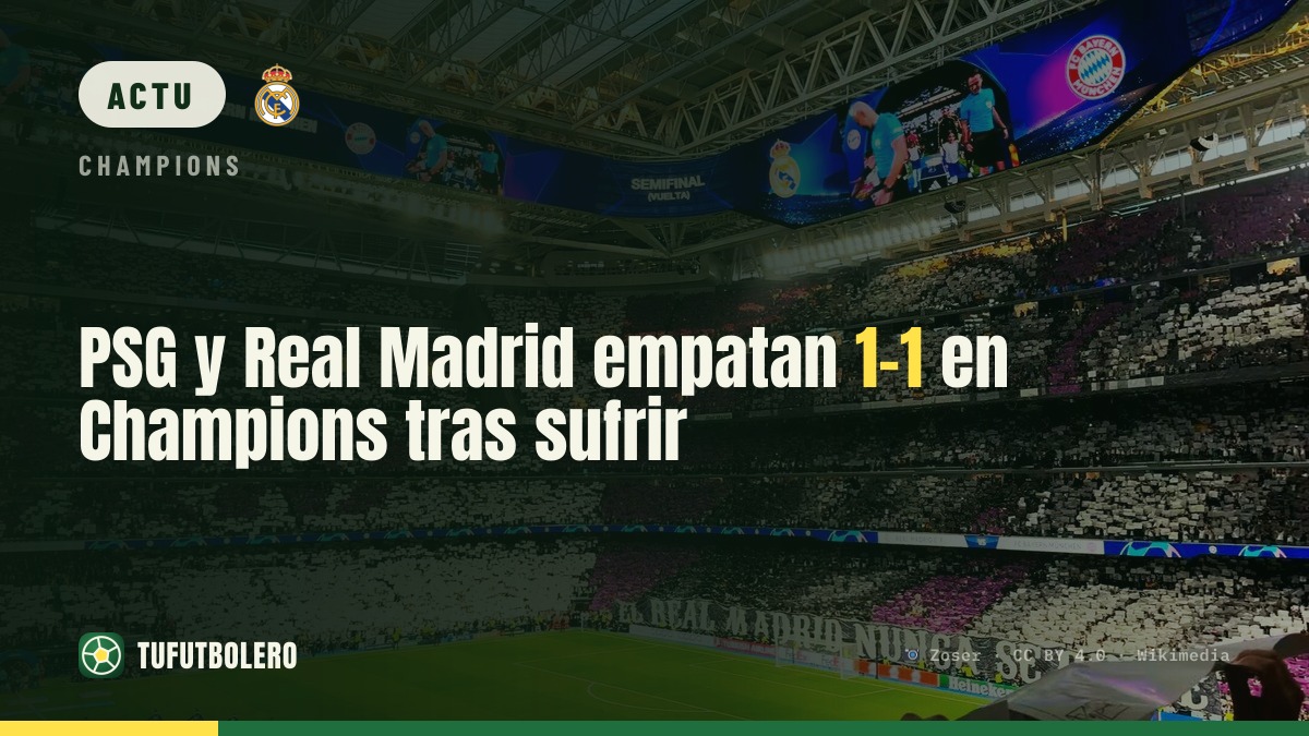 Le PSG arrache un nul 1-1 à Madrid face au Real en Ligue des champions